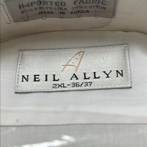 Neil Allyn Classic White Dress Shirt